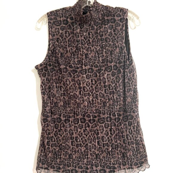 Adrianna Papell Leopard top in size L - NWT - Picture 1 of 2